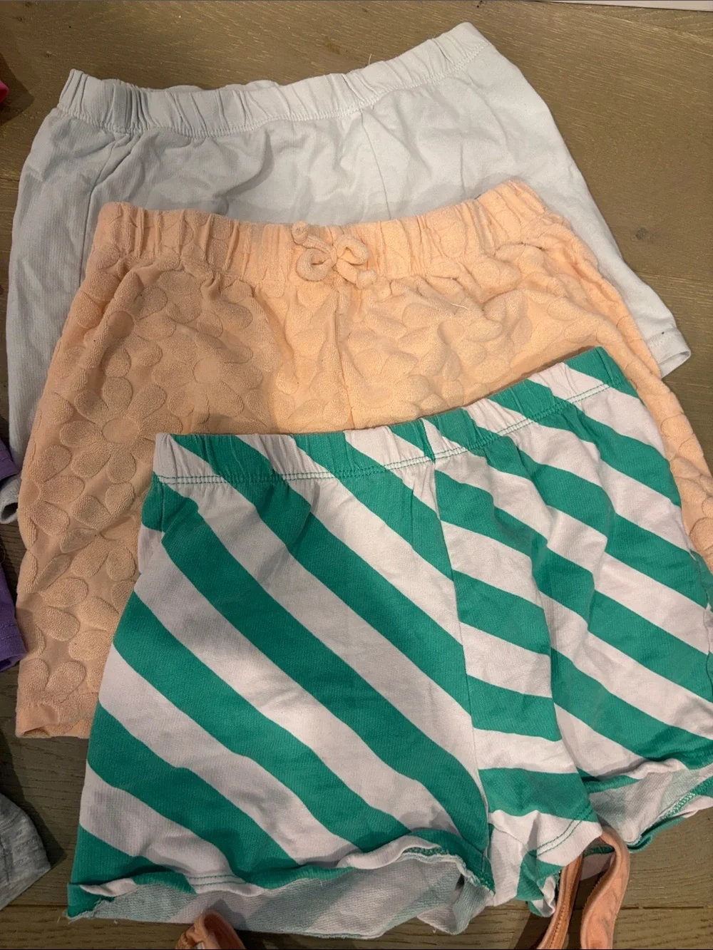 Girls Mixed Clothing Lot - Pink, Purple, Gray, Green, Peach (18 pieces)